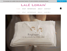 Tablet Screenshot of lalelorain.com